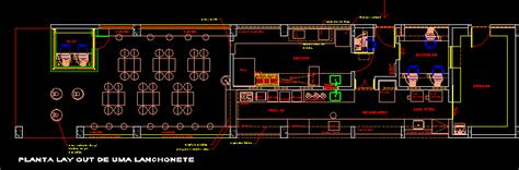 fast food  dwg plan  autocad designs cad