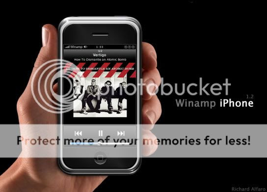 iPhone Winamp Theme