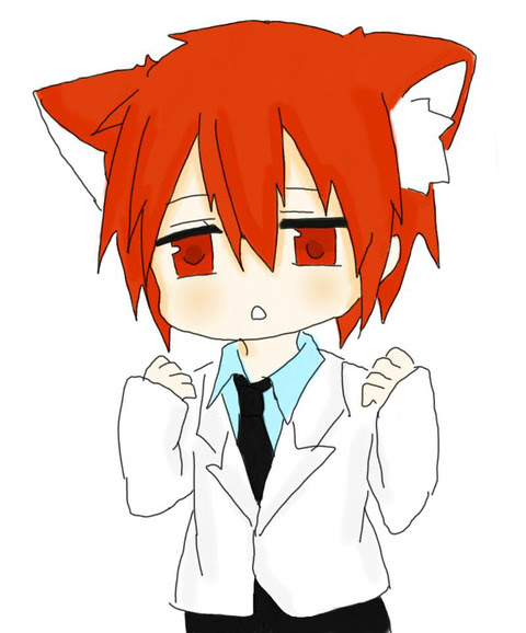 Tinami イラスト 猫耳のちびキャラ赤司