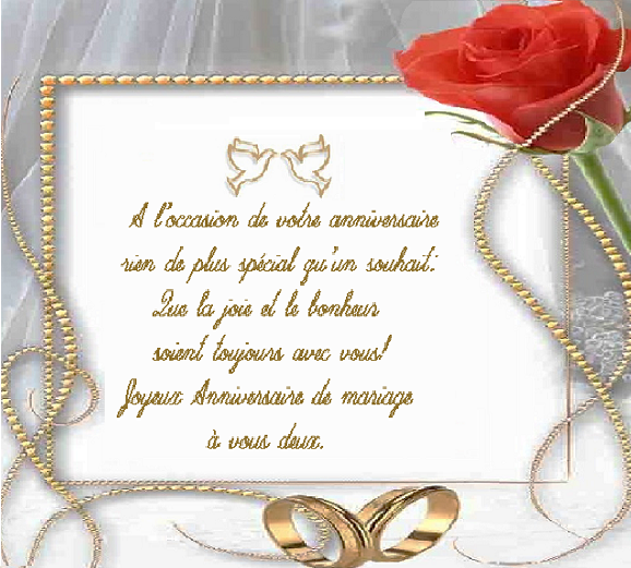 Anniversaire De Mariage Noces D Or Etc