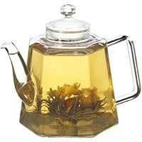 GROSCHE VIENNA Stove top water Kettle and Infuser glass Teapot 1250ml 42 fl. oz
