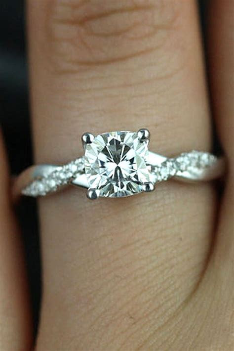 Solitaire diamond cathedral engagement ring, ritani. 39 Timeless Classic And Simple Engagement Rings | Classic