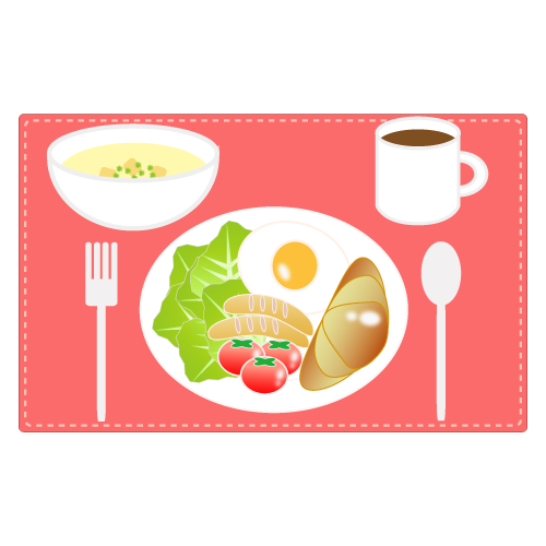 食事 食べ物 のイラスト素材を配布 駆け出しwebデザイナーの素材作成ブログ