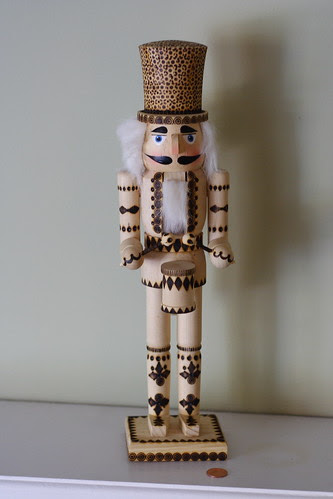 Woodburned Nutcracker