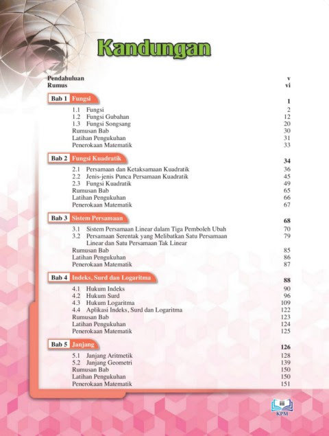 Jawapan Buku Teks Matematik Tambahan Tingkatan 5 Kssm 2021