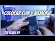 Como Poner Chip o Memoria micro SD en el ZTE Blade L9 