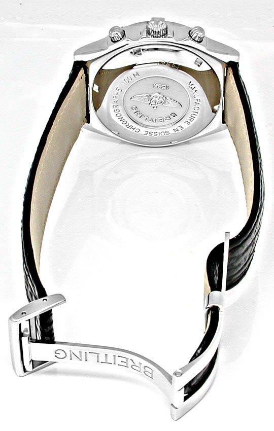 Foto 3, Orig.Hr-Breitling-Chronomat Stahl Shop! Neuz. Portofrei, U1875