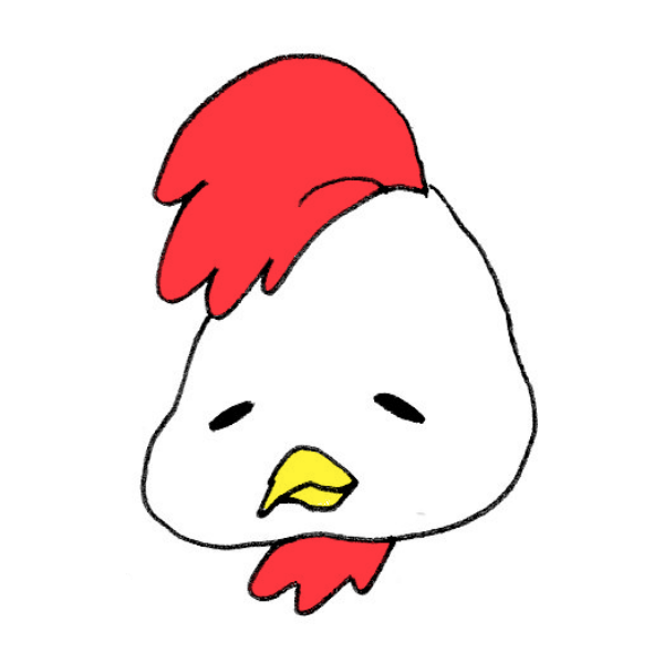 しょんぼりする酉のイラスト かわいいフリー素材が無料のイラストレイン