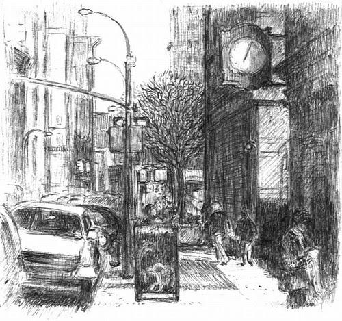 New York City street scene