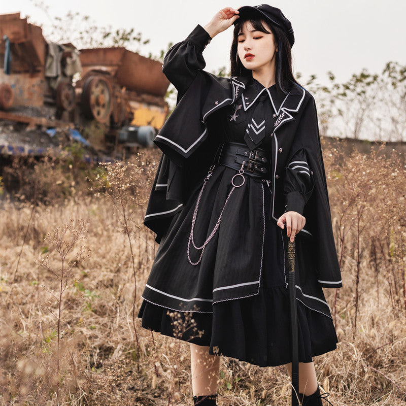 ミリタリー 軍服 ショール クローク ミリタリーロリータ ワンピース ロリータファッション通販ronron