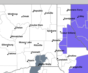 Spokane Watches, Warnings & Advisories