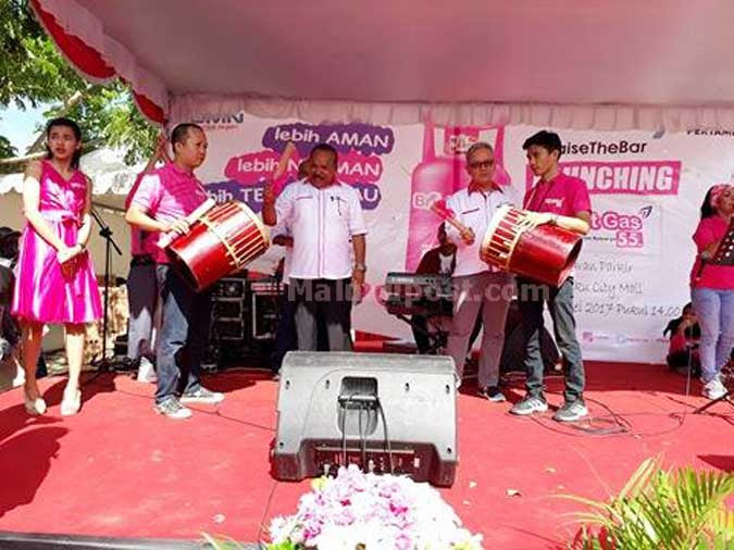 Ambon, Malukupost.com - Pertamina secara resmi melakukan peluncuran Bright Gas 5,5kg. Peluncuran tersebut dilakukan dalam event Launching Bright Gas, yang berlangsung di Maluku City Mall, Ambon, Rabu (17/5). 