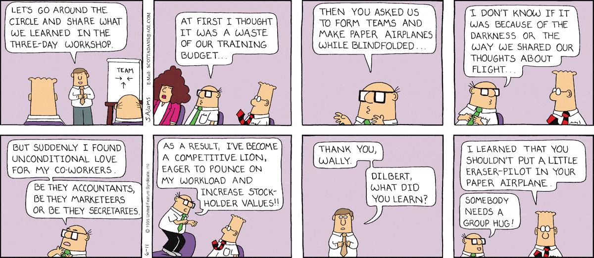 Дилберт 11 июня 1995 г.