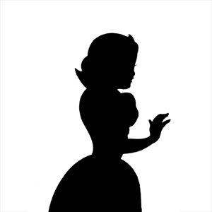 Download Snow White Apple Silhouette at GetDrawings | Free download