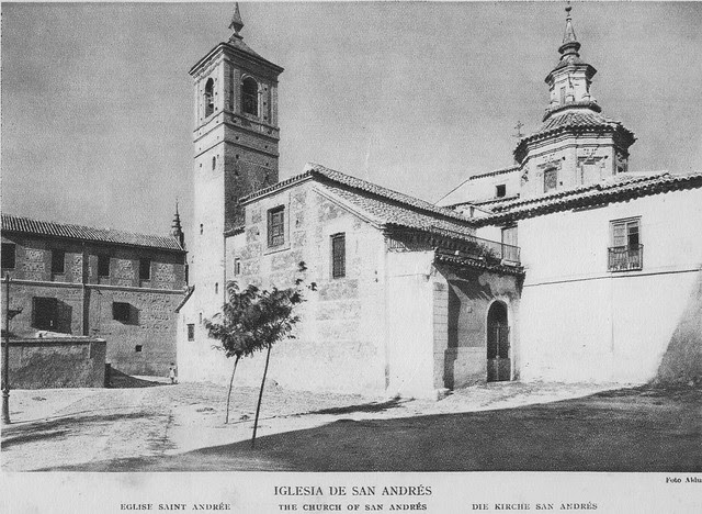 Iglesia de San Andrés a comienzos del siglo XX. Foto Aldus