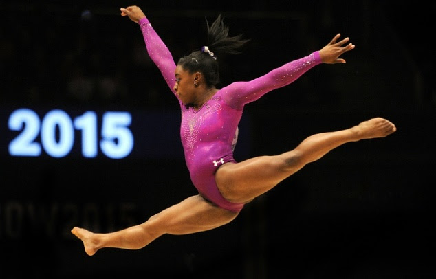 Simone Biles makes gymnastics history after winning her ...