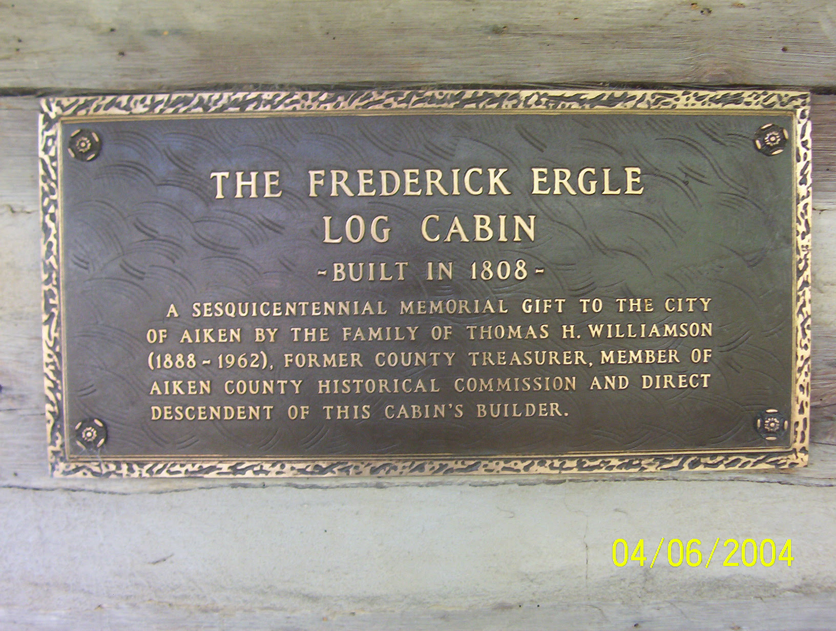 Frederick Ergle Log Cabin