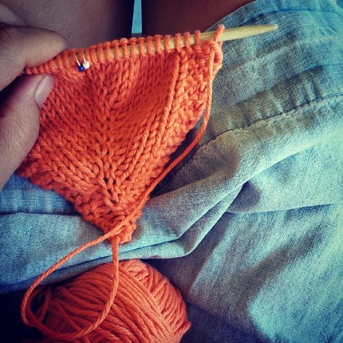 I'm working on something super secret for my Autumn Yarn Club this arvo - how about you?