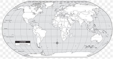 blank world map  equator  tropics calendrier