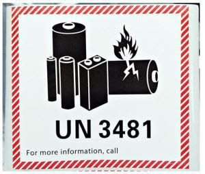 Free Lithium Ion Battery Shipping Label Printable - PRINTABLE ...