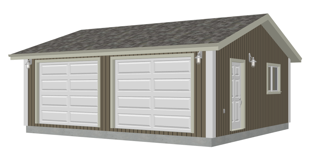 Zekaria 24 X 30 Shed Plans Details