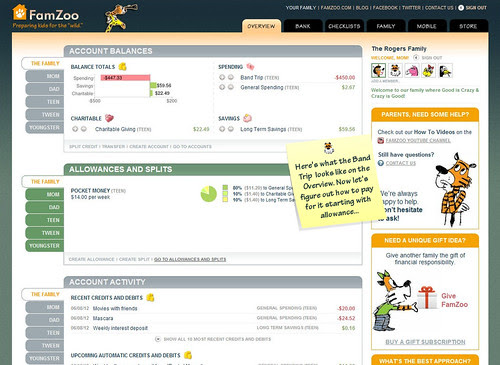 Parent Overview With Band Trip Account