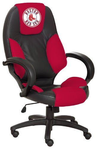 MLB Boston Red Sox Leather Office Chair