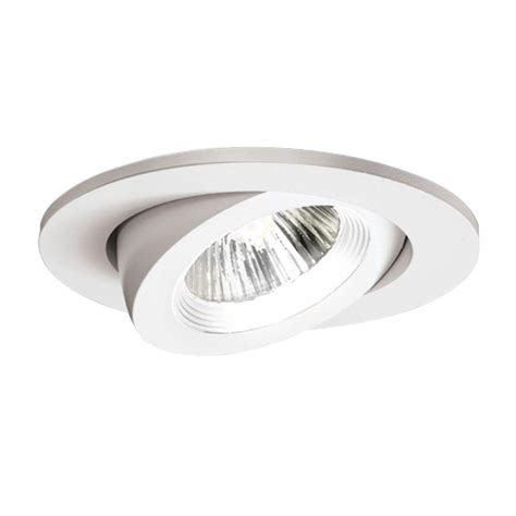 halo   white recessed lighting adjustable gimbal trim