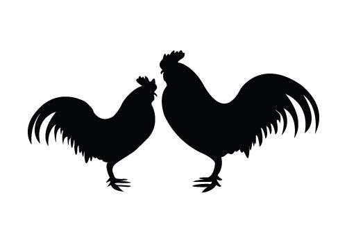 Download Fighting Rooster Silhouette at GetDrawings | Free download