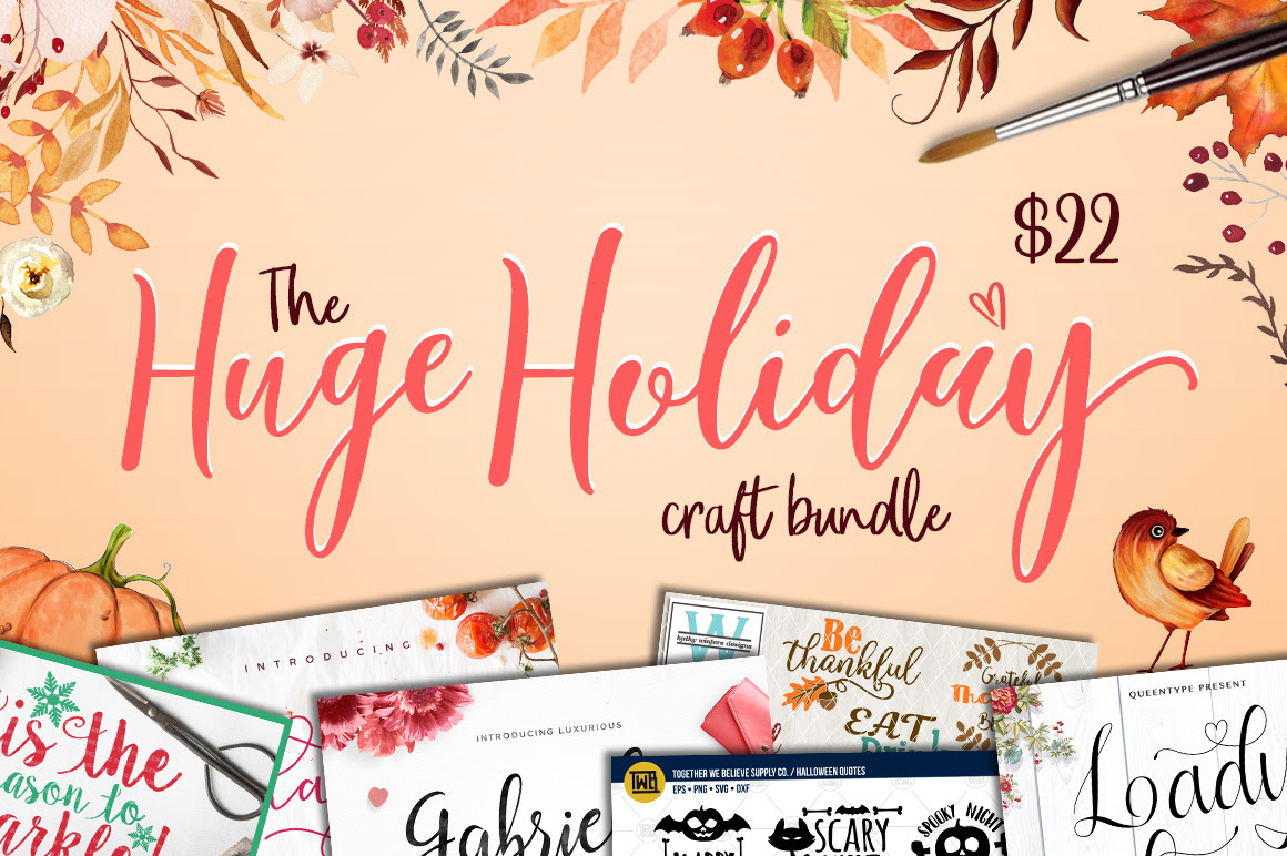 Download Free SVG Files /// THE HUGE HOLIDAY CRAFT PACK - Free ...