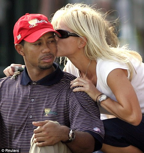 tiger woods wife pregnant. Marital woes: Tiger Woods with