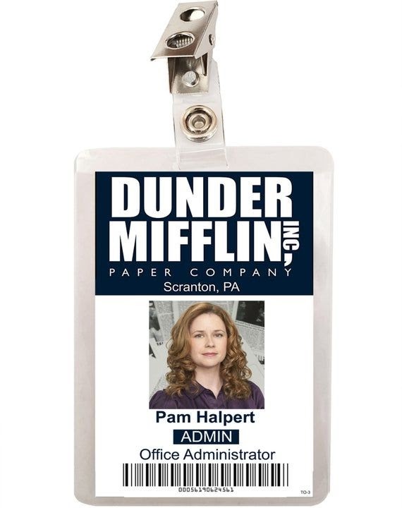 Pam Beesly Name Tag Printable