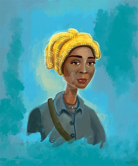 harriet tubman portrait painting  eydii  deviantart