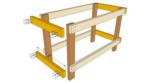 workbench plans easy  woodworking