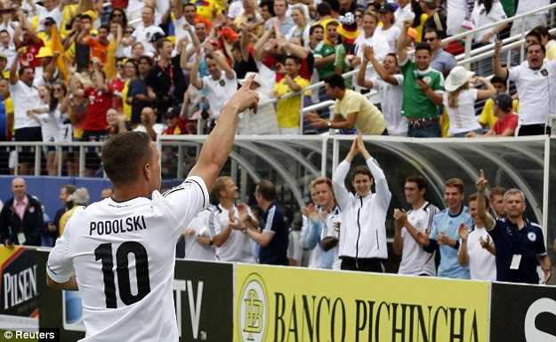 Germany's Lukas Podolski