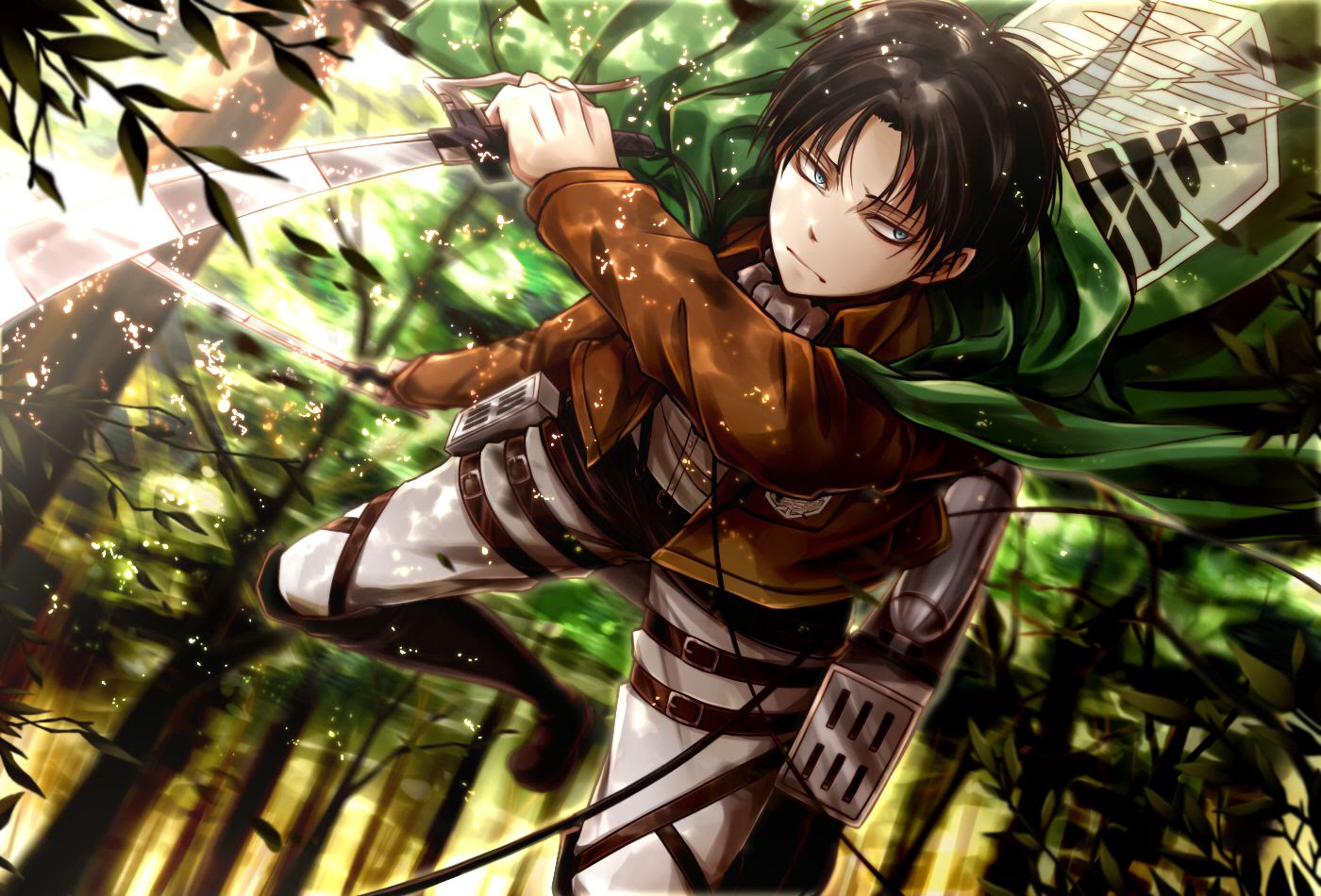 進撃の巨人 兵士長リヴァイのクールすぎる画像集め Pcサイズの壁紙用 アニメキャラクター事典 キャラペディア