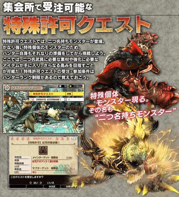 特殊許可クエストの出現条件まとめ モンハンクロス Mhx 攻略 コンシューマゲームファン