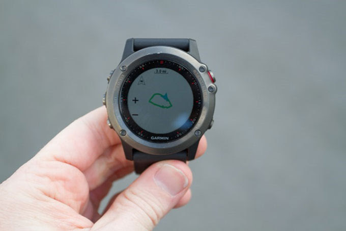 Туристический GPS навигатор Garmin fenix 3. Профиль высоты