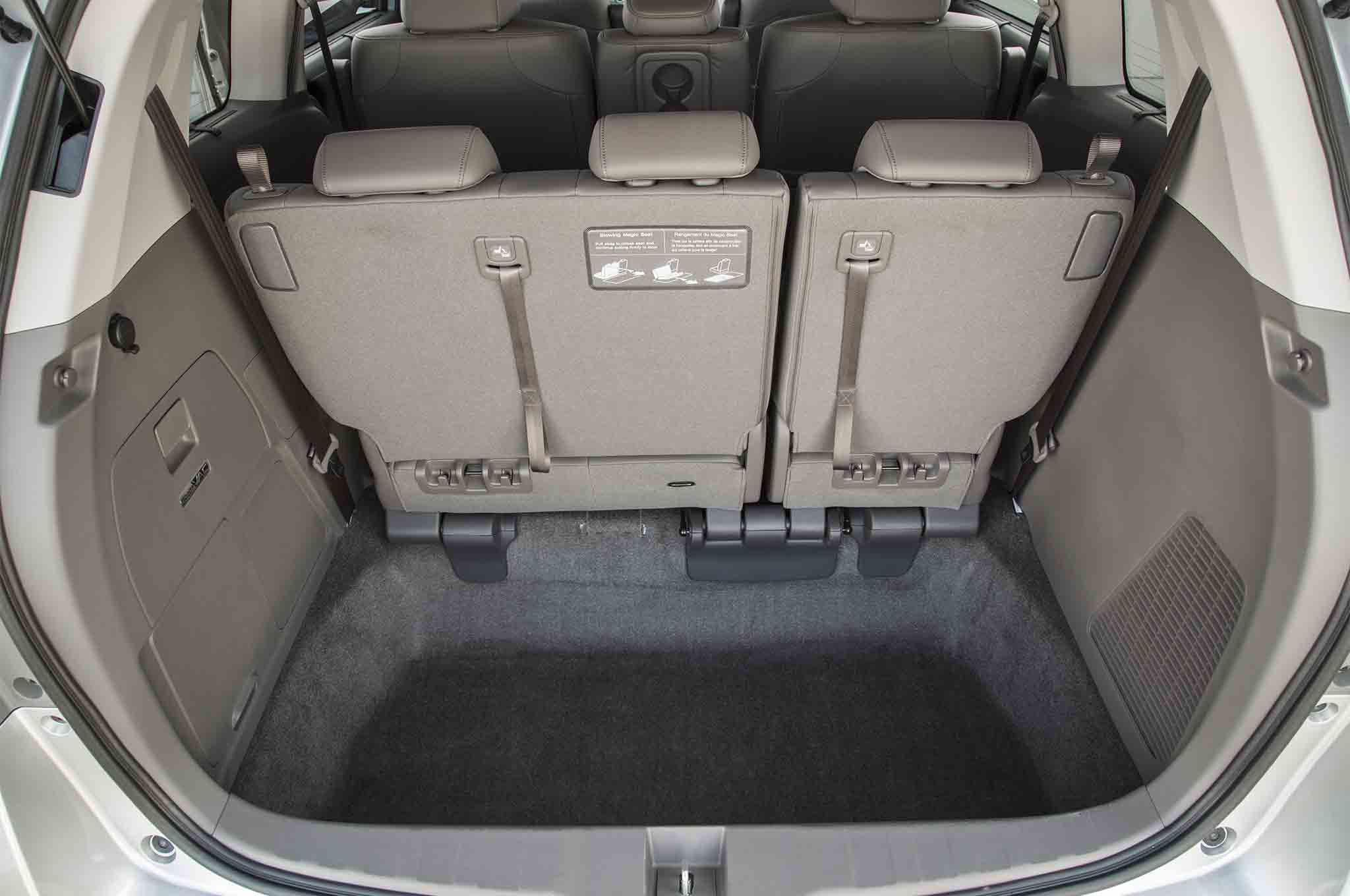 2017 Honda Odyssey cargo space