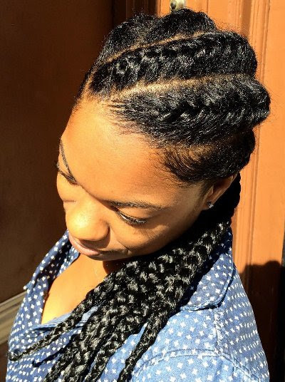 Goddess braids