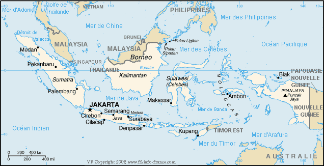 Info carte detaillee indonesie Info carte detaillee indonesie