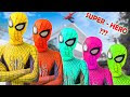 Gugu Nerf War : SQUAD Spiderman SEAL X Nerf Guns Fight Crime JOKER Crazy...