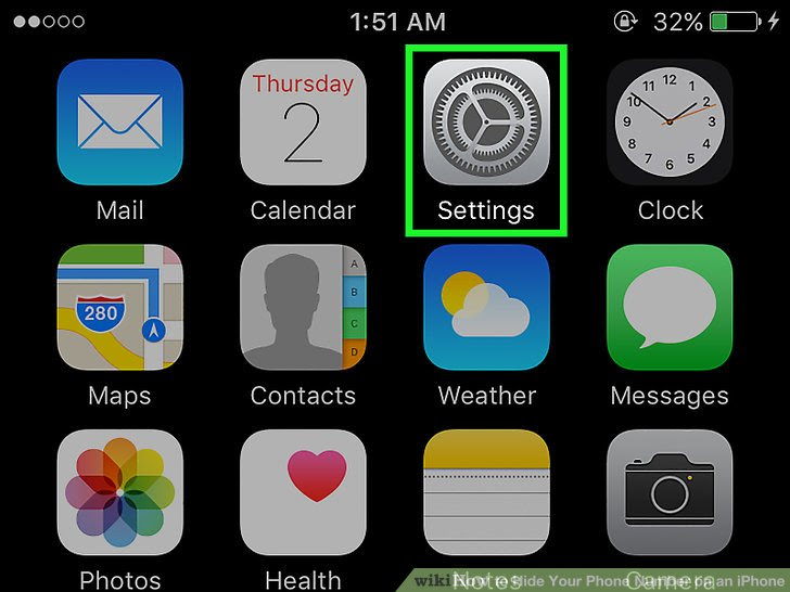 Hide Your Phone Number on an iPhone Step 1.jpg