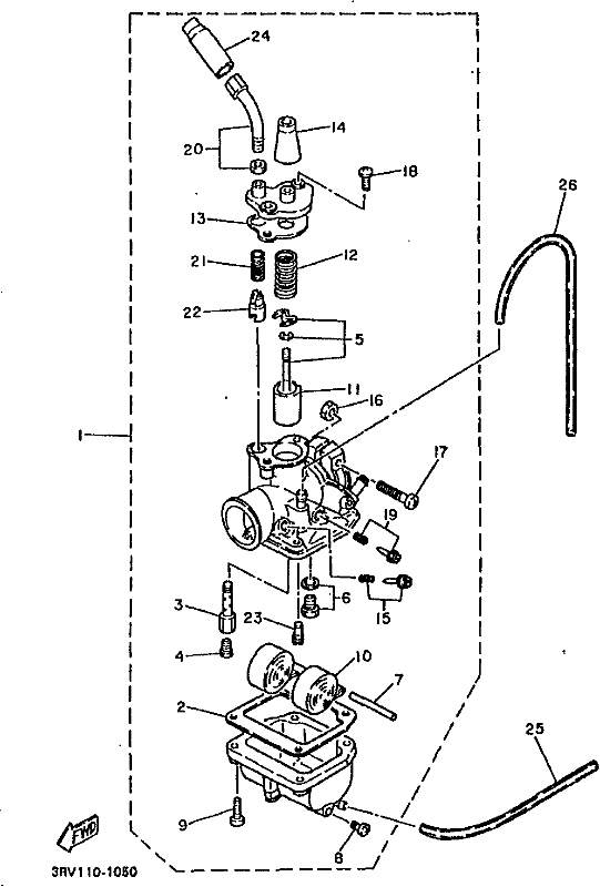 First Class Motorcycles - PW80 (PEEWEE 80) 1992 - CARBURETOR