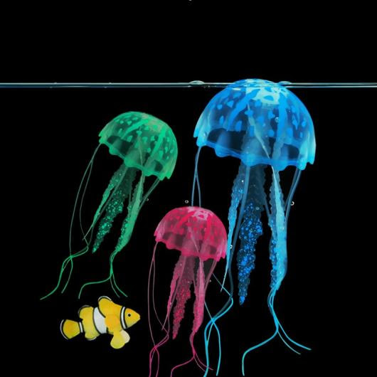 Al アクアリウム グローイング効果 人工 クラゲ 水槽 水族館 ミニ潜水艦 オーナメント 1ピース 選べる5カラー Al 2869 1 018円