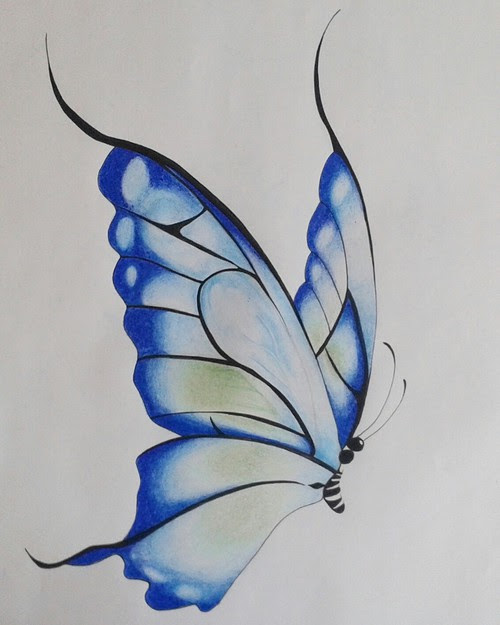 Beautiful Butterfly Drawing at GetDrawings | Free download