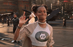 Black pantera (2018) T'Challa and Shuri "New Suit Scene" - Black