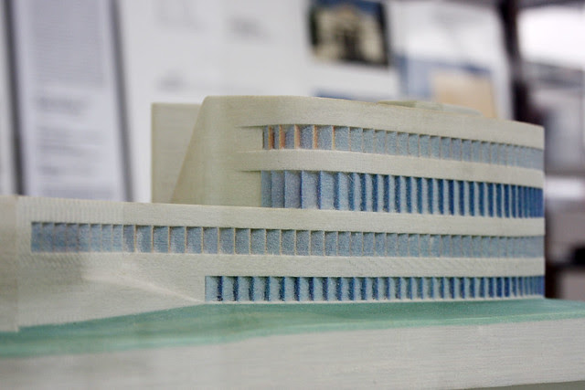 Model of Centre for virtual engineering ZVE by UNStudio Ben van Berkel, Caroline Bos