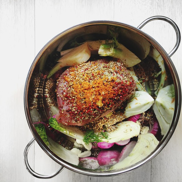 aromatic christmas ham