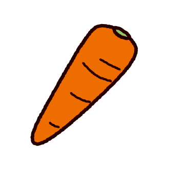 野菜のイラスト 人参 イラストくん